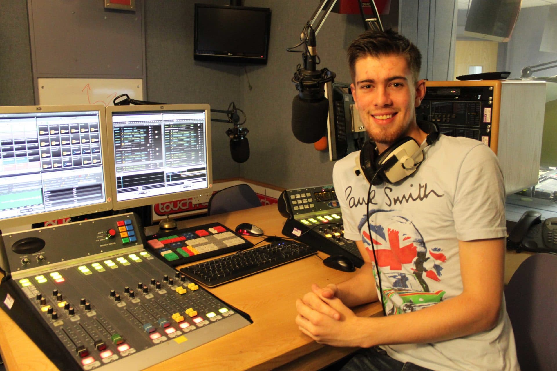 Liam Clarke ready to take to the air waves