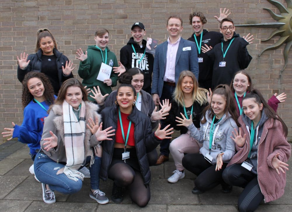Ian Page and students