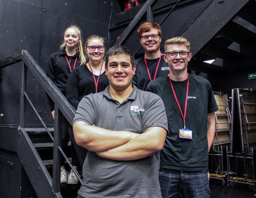 Ken with students
