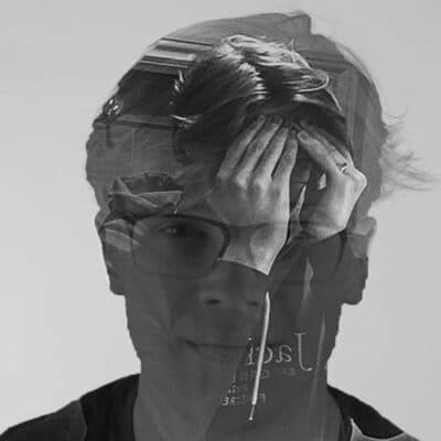 two photos merged