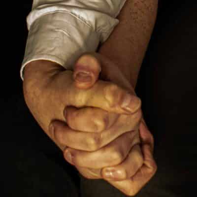 Holding hands