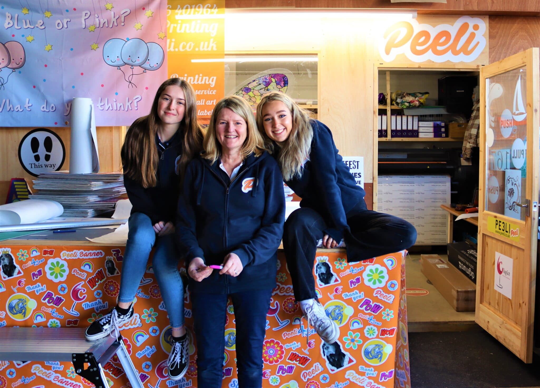 Peeli team at Stratford-upon-Avon College