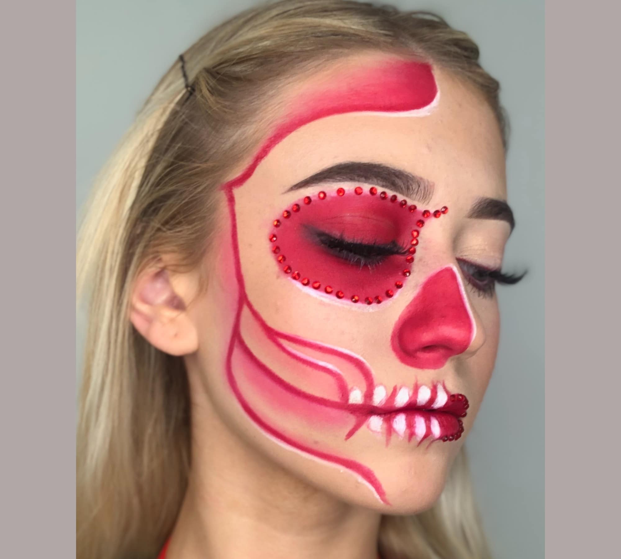 Rhianna Siviter makeup at Stratford-upon-Avon College