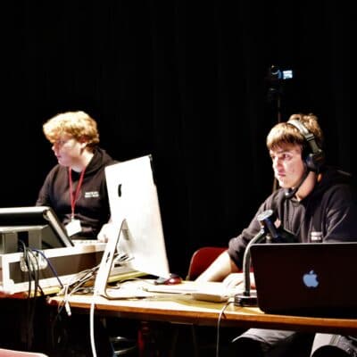 Laurence Barnes and Dan Spridgeon