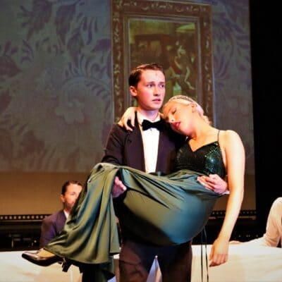 Cookie and Estonia in musical theatre at Stratford College