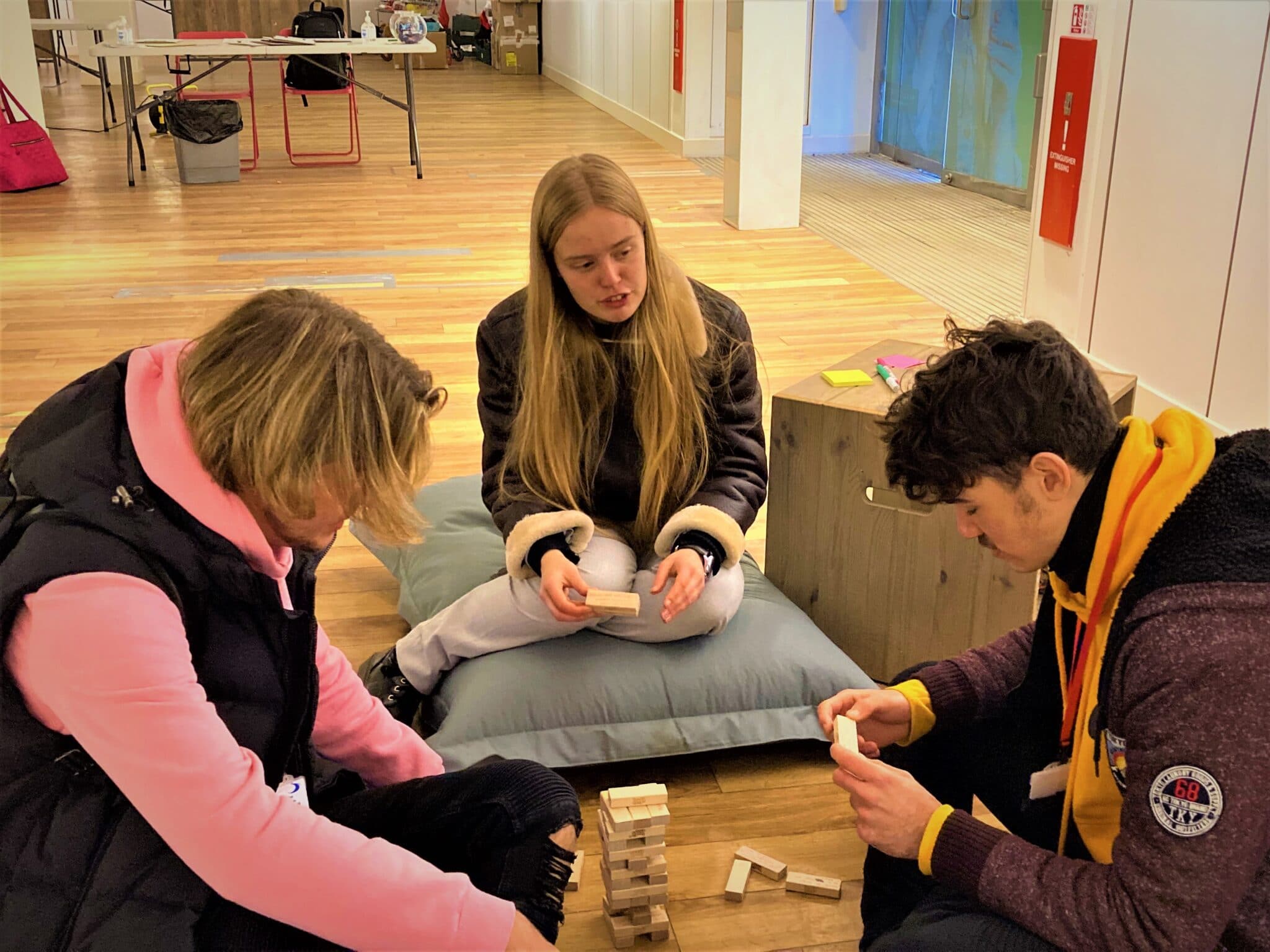 Students at Youth Centre