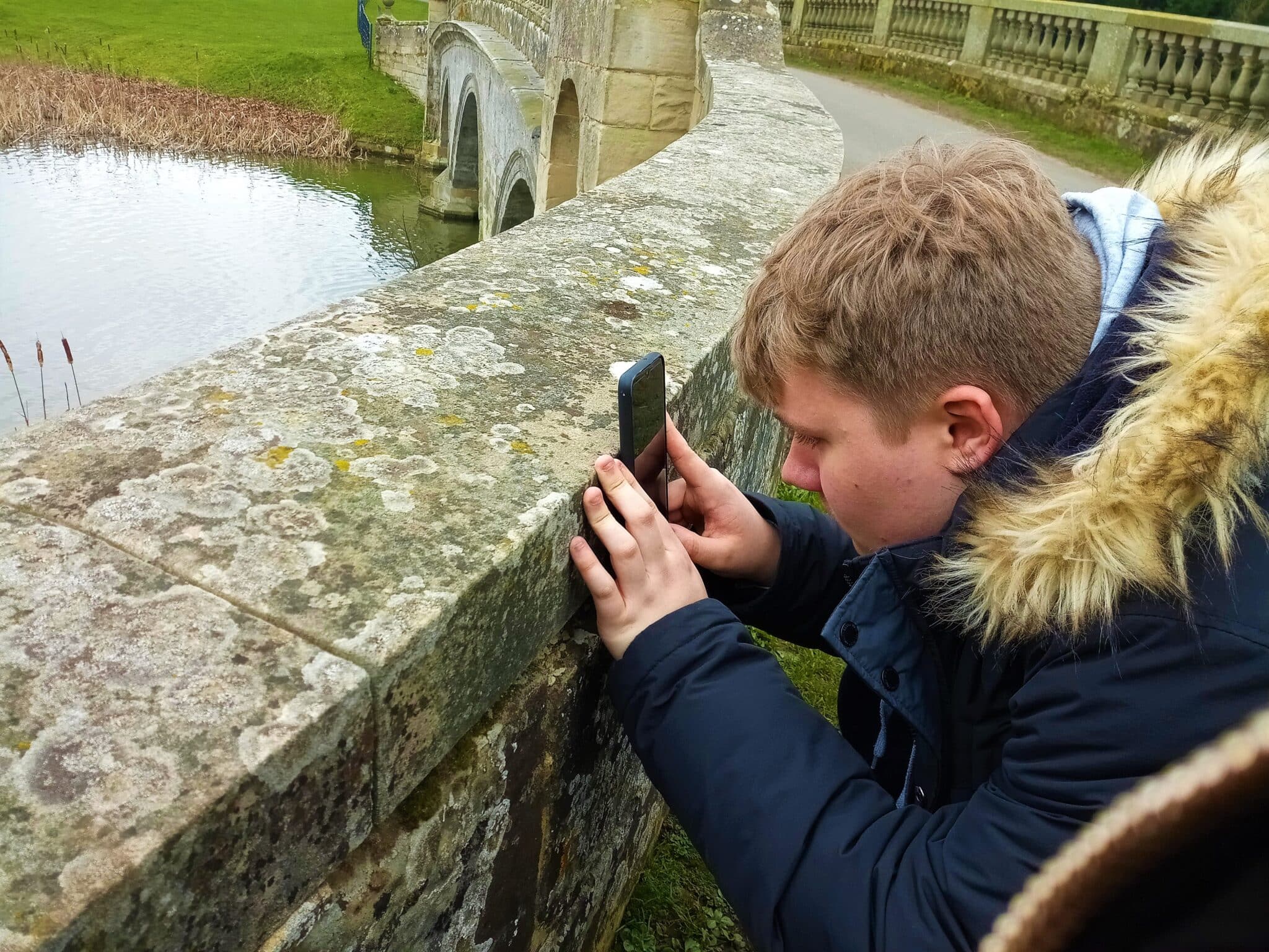 Cam Hawker taking photo
