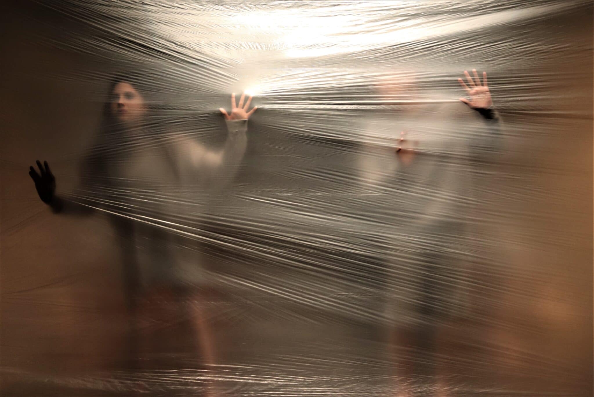 Plastic sheet scene