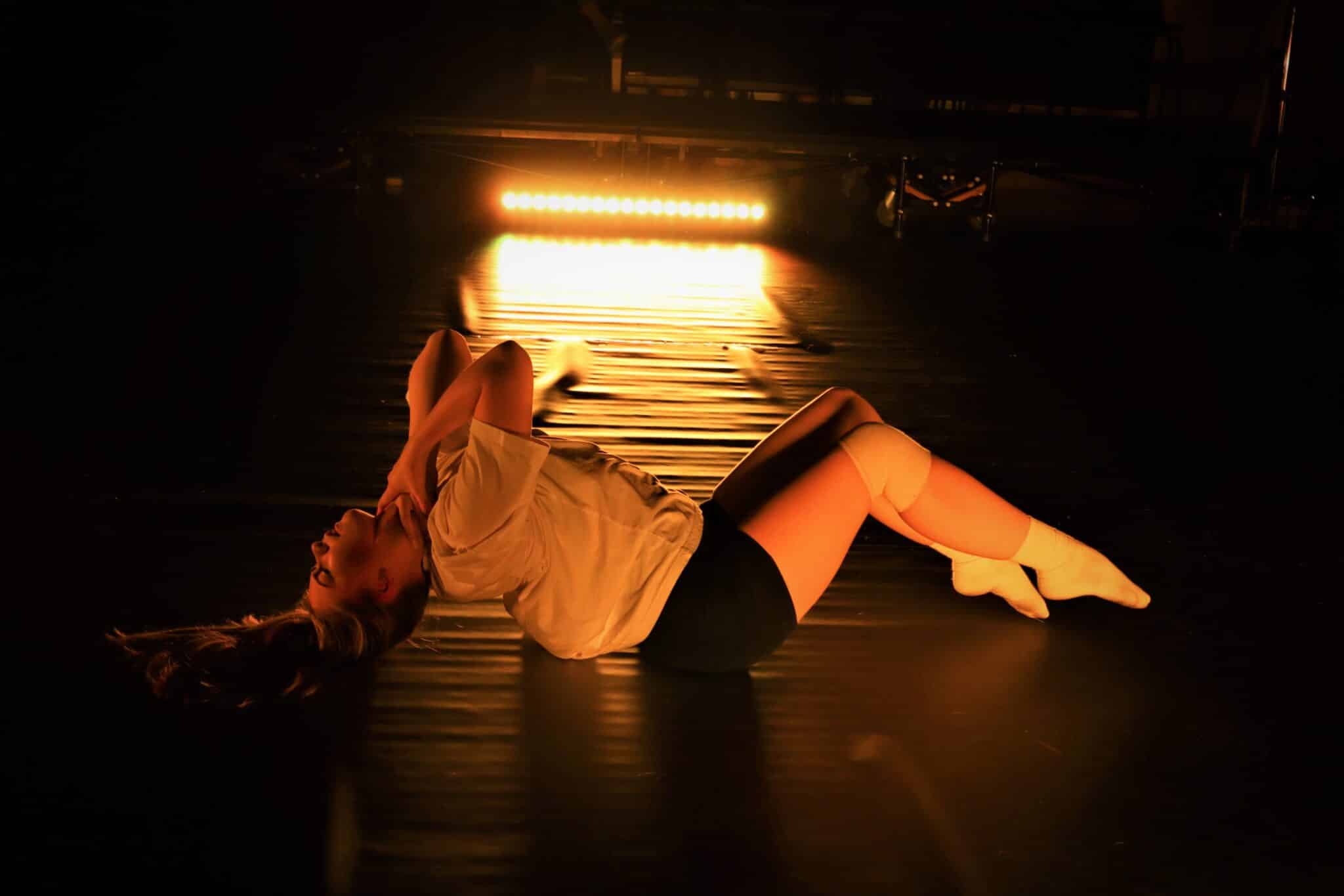 Dancer on floor