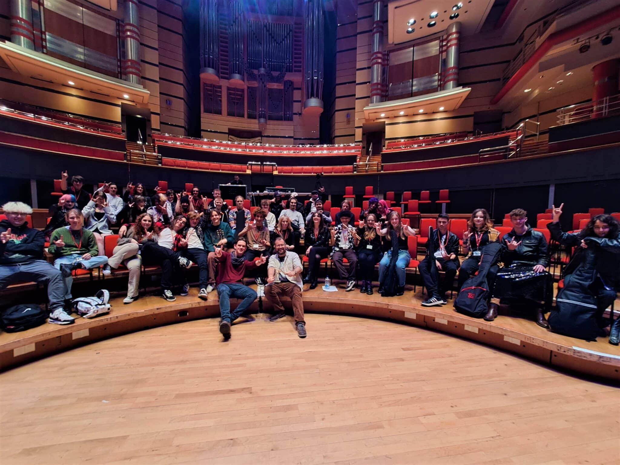 Group image a symphony hall