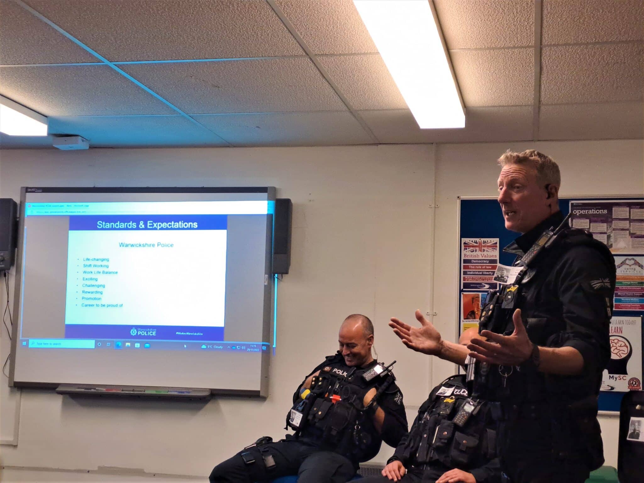 Police talk