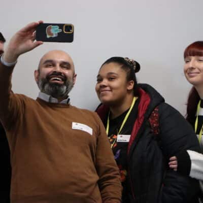 selfie group shot