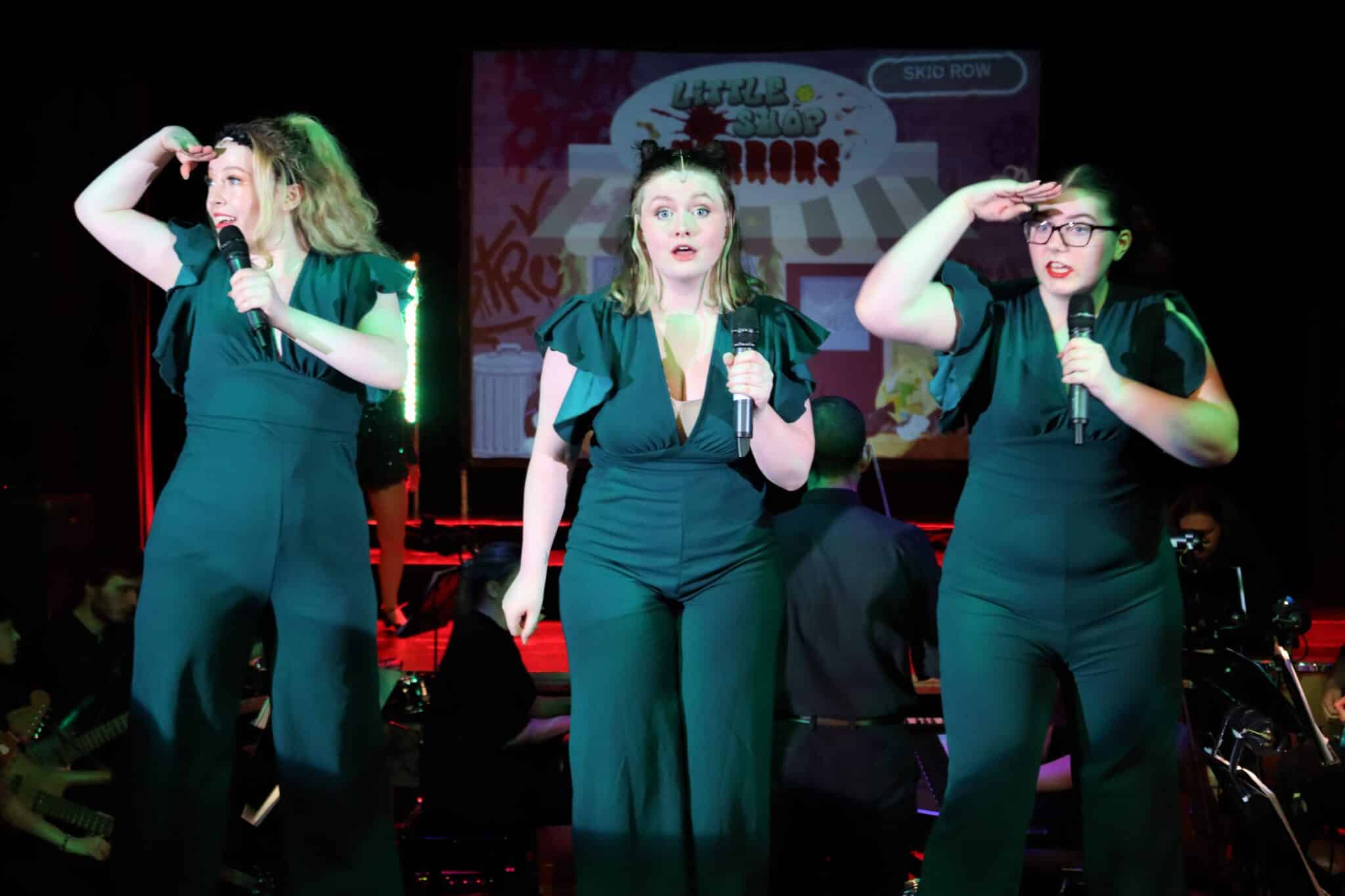 Students performing in Musical's ROCK XIII - The Final Stand