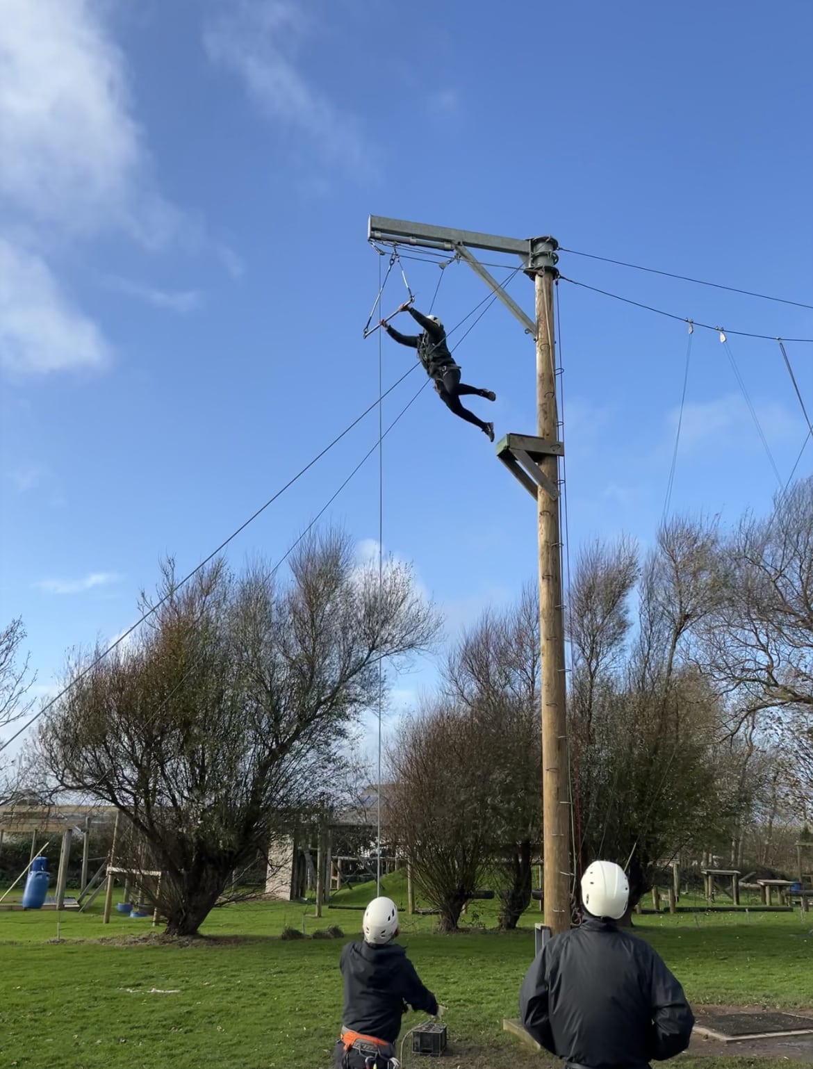 skern lodge residential - zipline