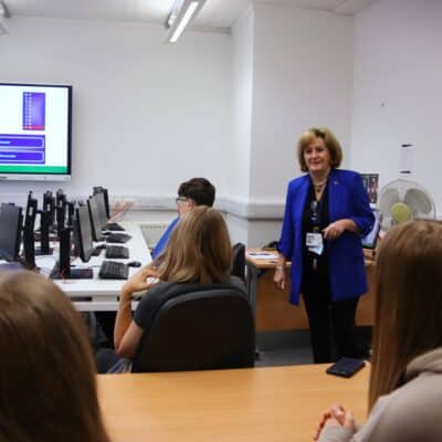 Stella Ackland JP leading a session