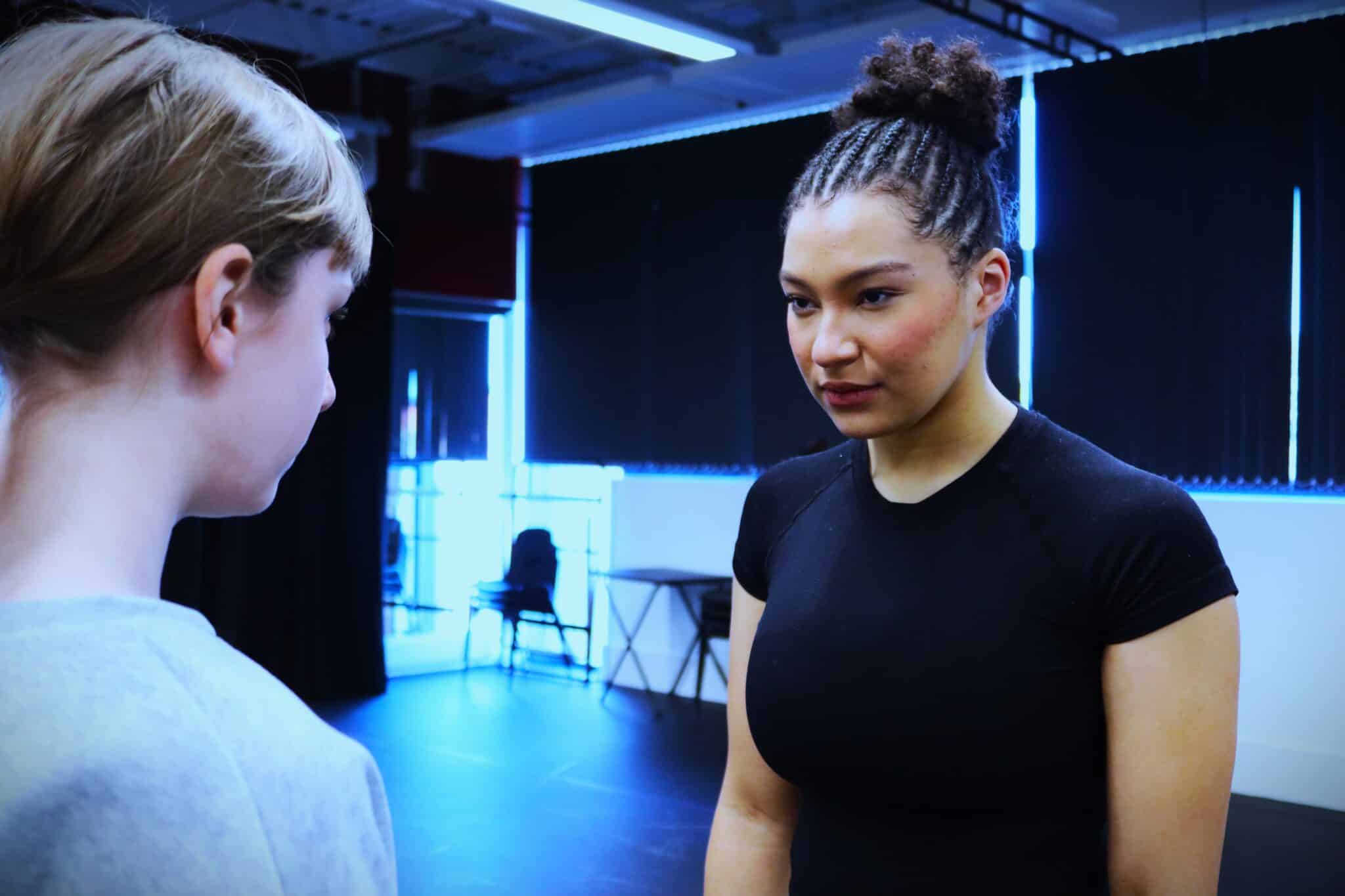 othello production photos - College actors restyle Shakespeare