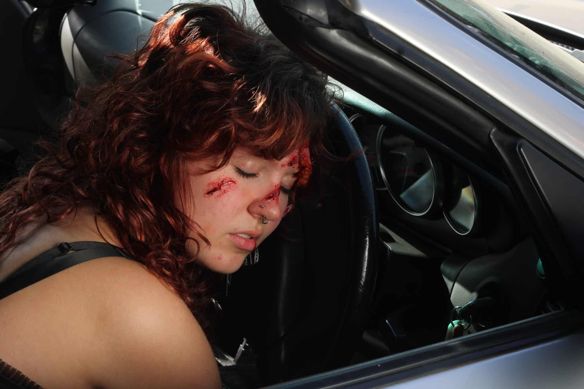 Make Up students in casualty make up