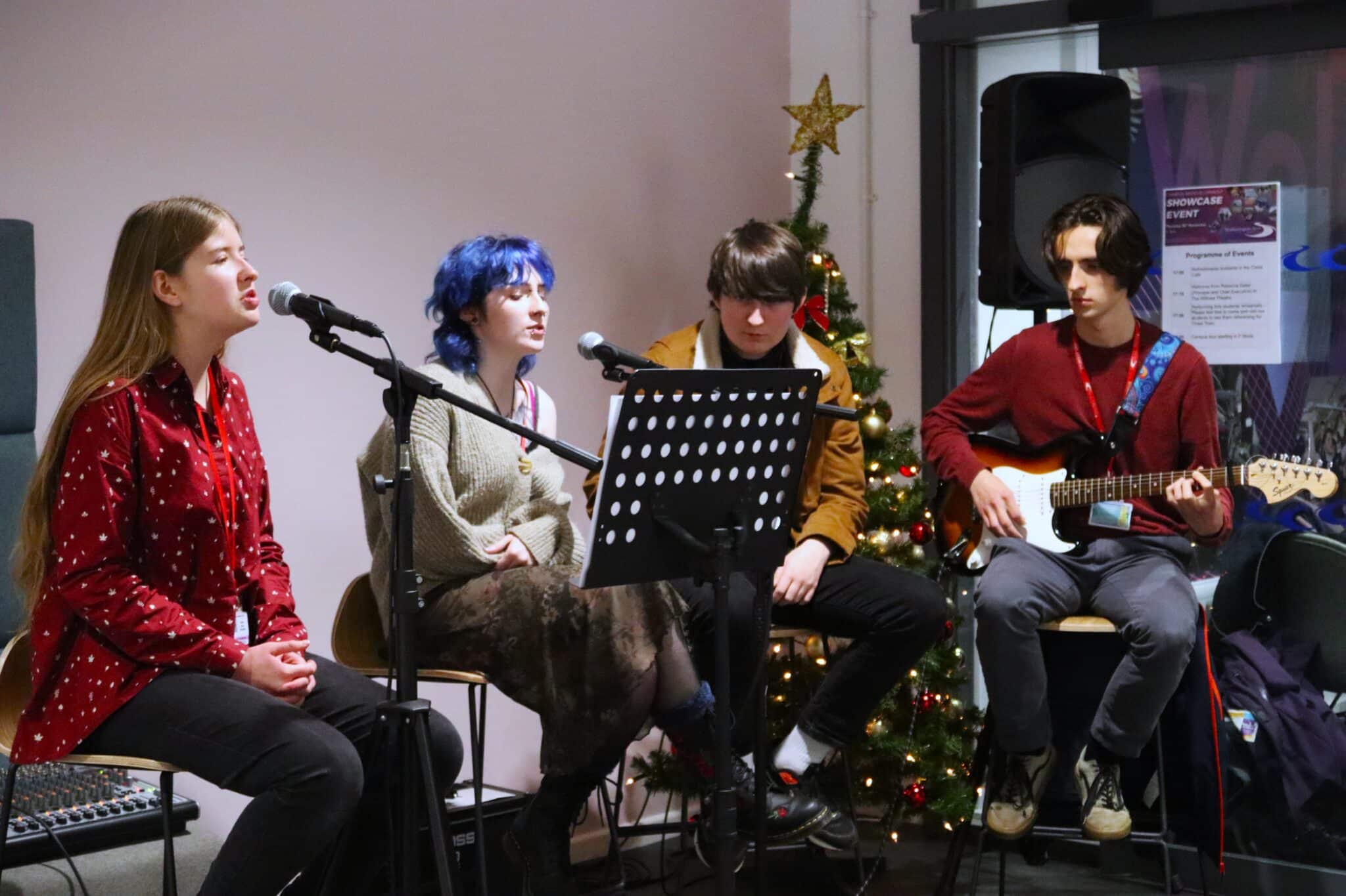 College showcases brand new campus - music performance