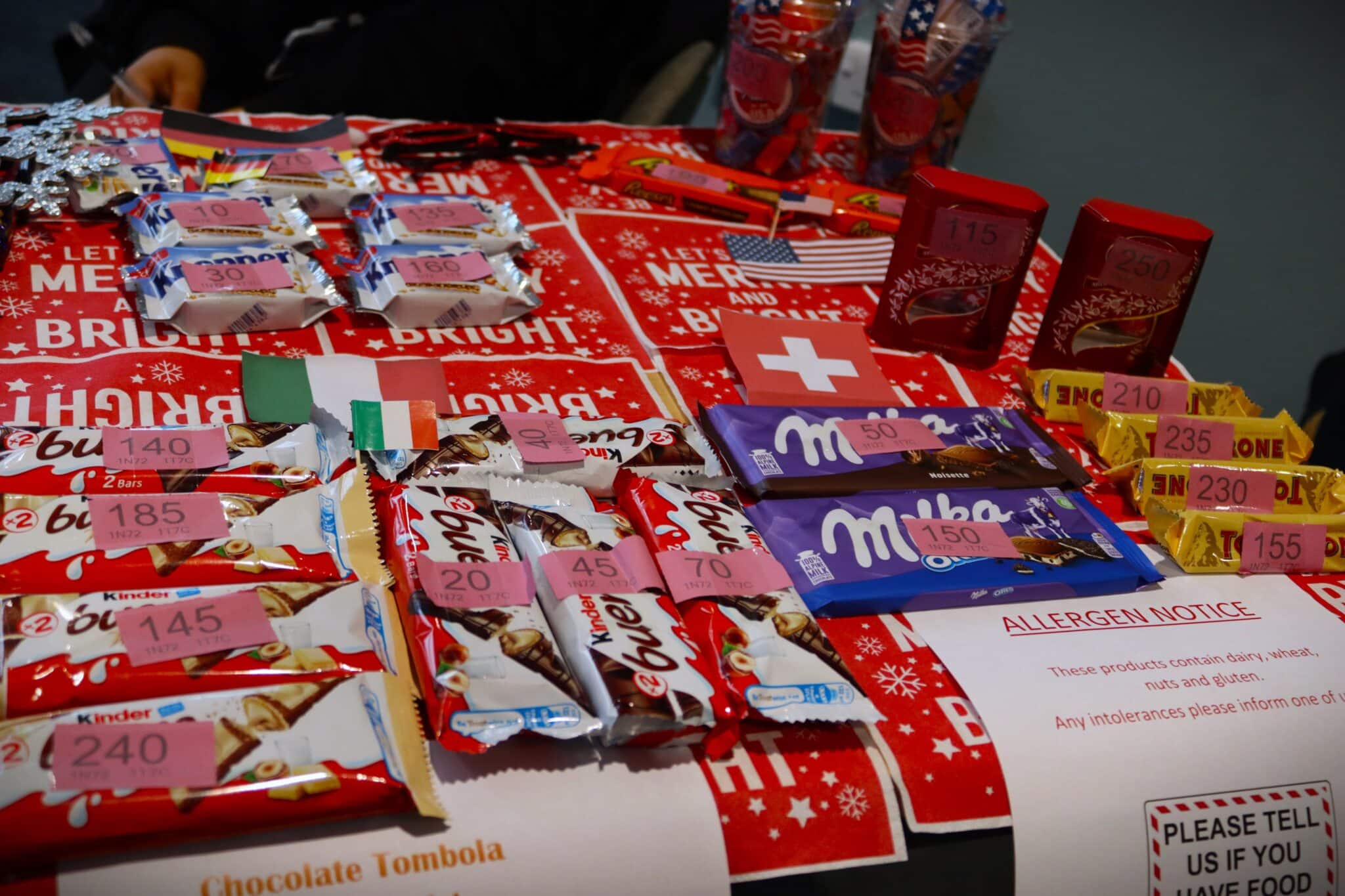 sweets table at the fundraise