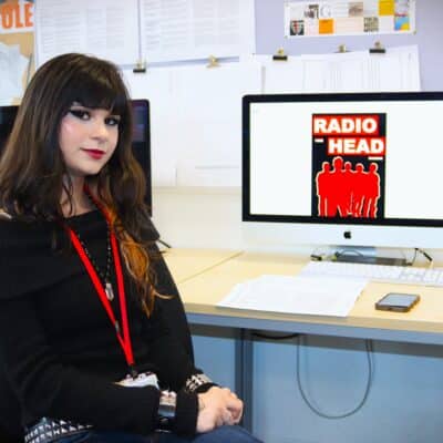 graphic design student and her work