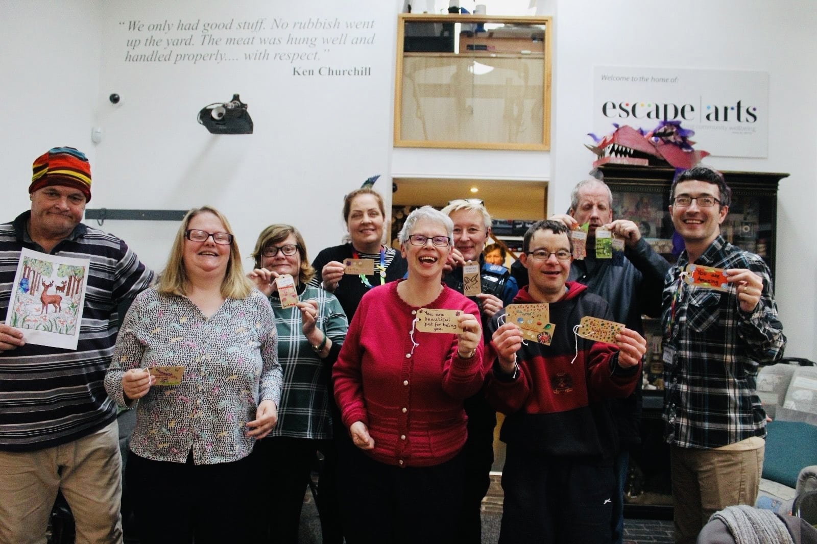 group photo for random acts of kindness project