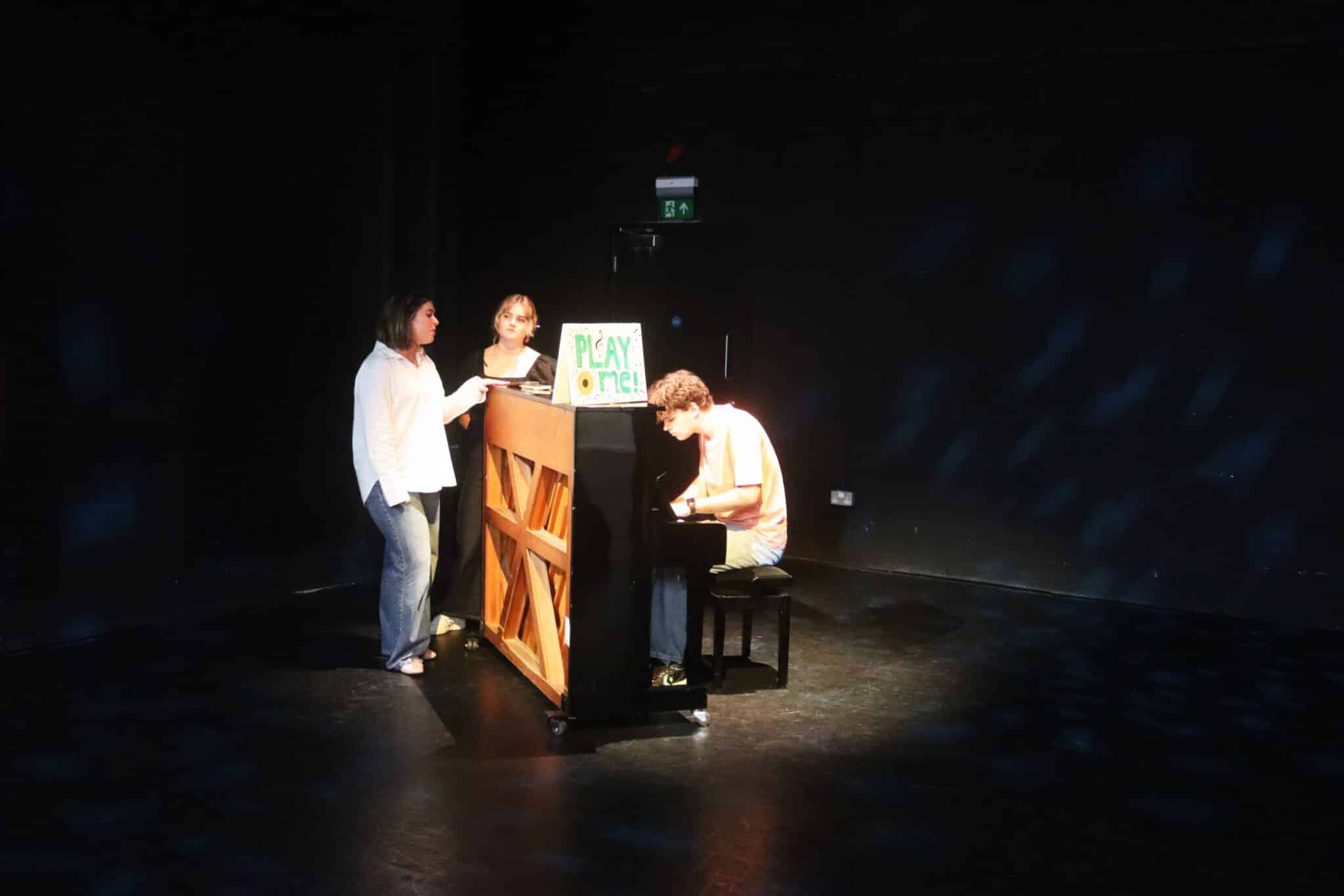 perfoming arts students performing to celebrate 55 years