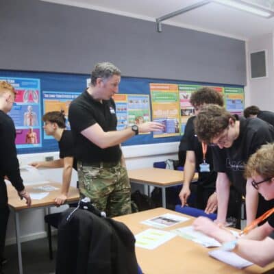 Army visit showcases career options to students