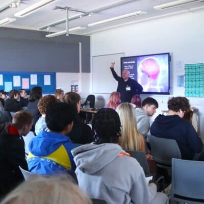 Wellbeing workshop at Stratford College