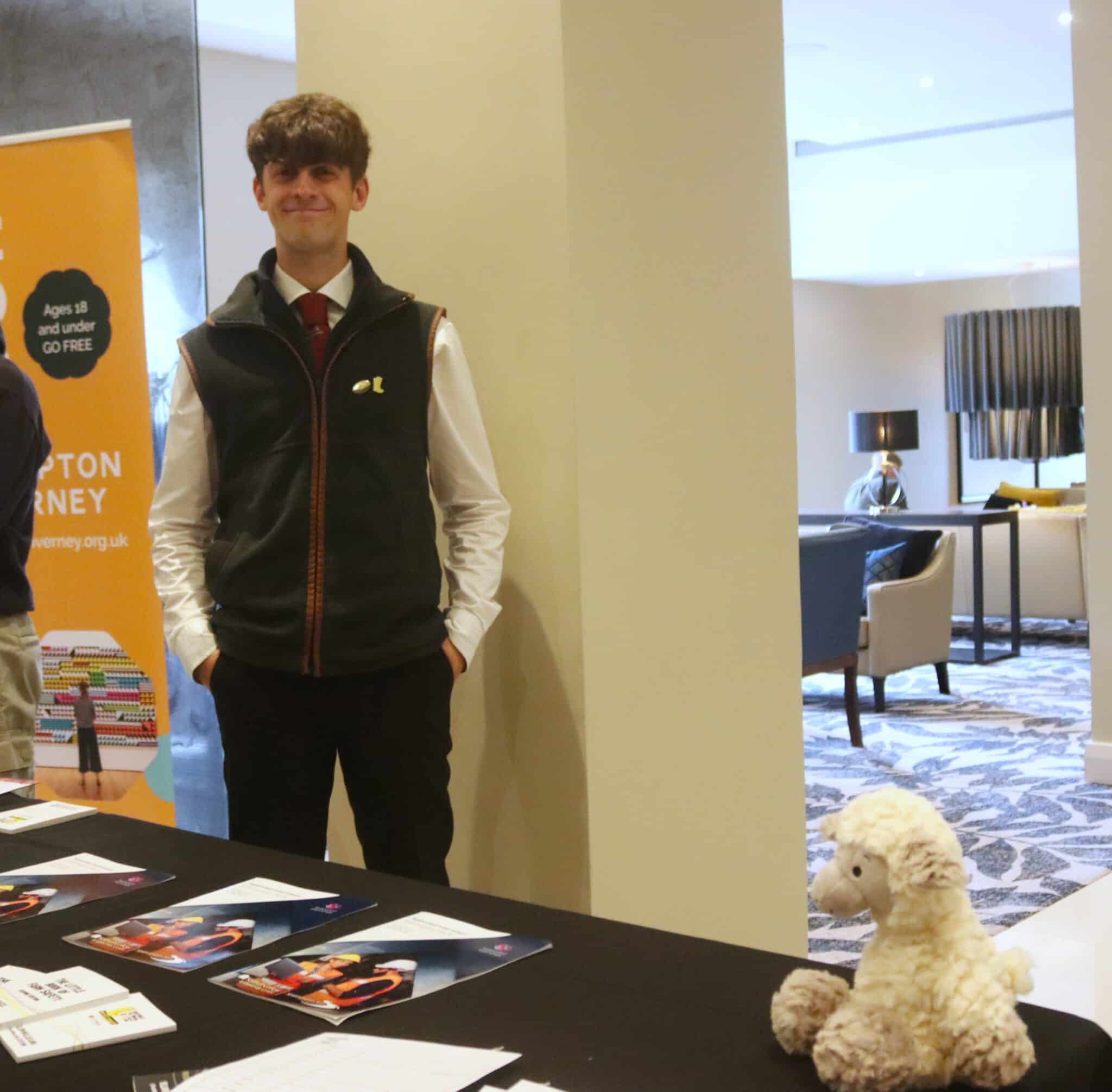 Andrew was pleased to spread the word about Supported Internships