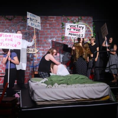 The students pulled no punches when presenting this production of Road
