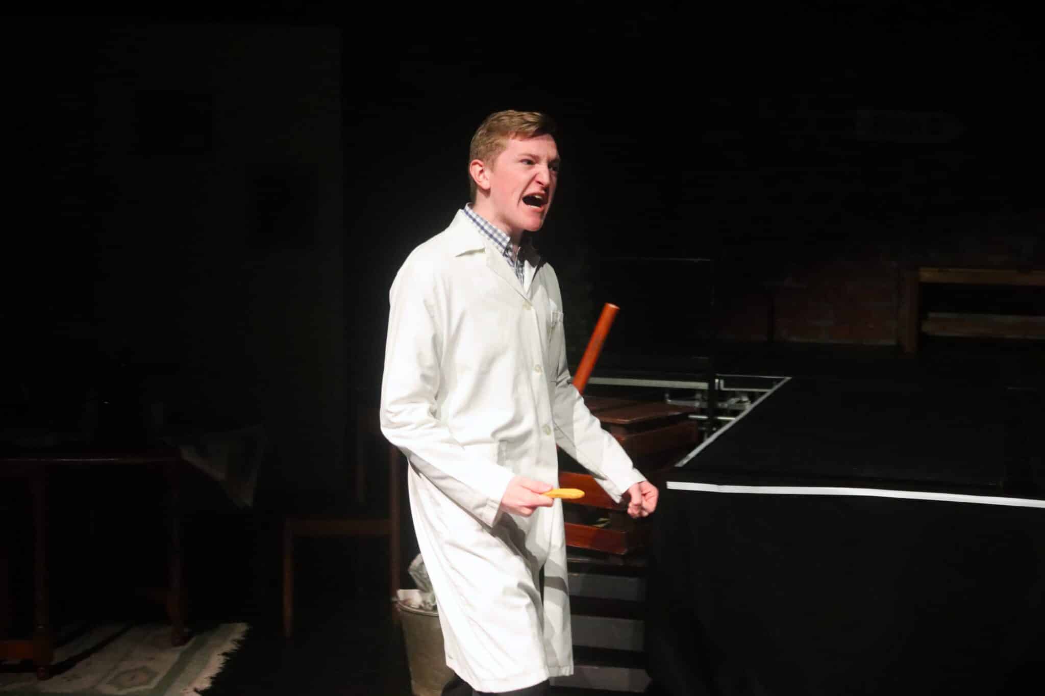 Acting students perform piece from the 80s