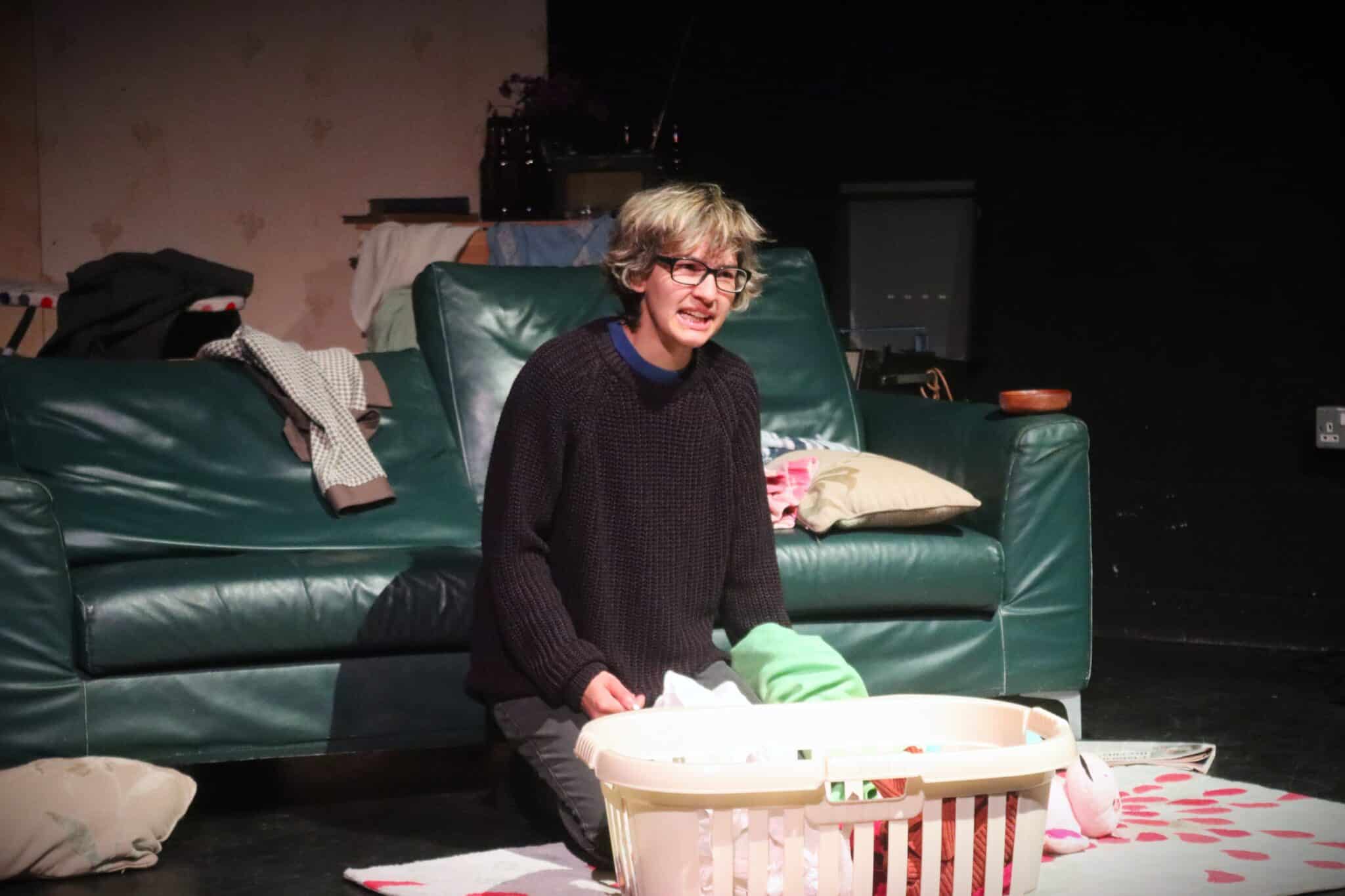 Acting student during 80s performance