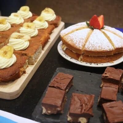 Baked goods for the fundraiser