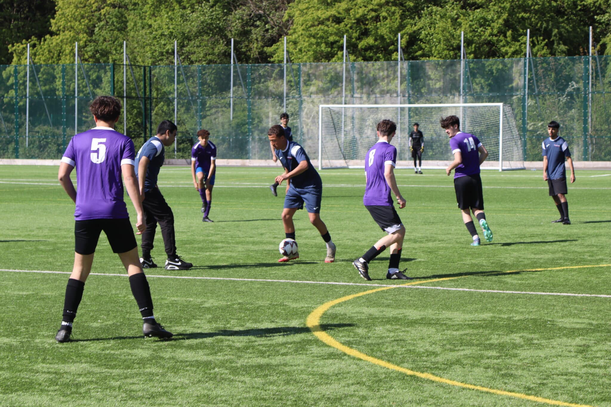 Solihull vs Stratford college in sports competition