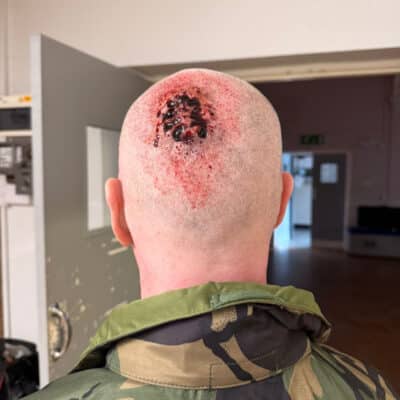 Media and Make Up students collaborate on Zombie Movie at Stratford College