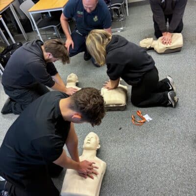 UPS students take part in mass casualty simulation
