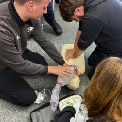UPS students take part in mass casualty simulation