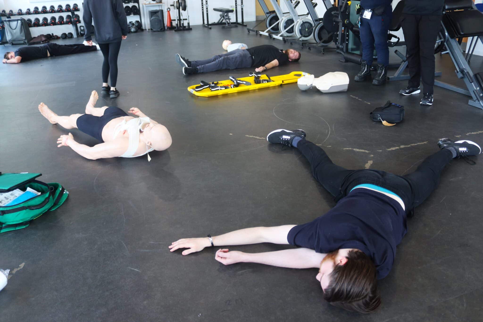 UPS students take part in mass casualty simulation