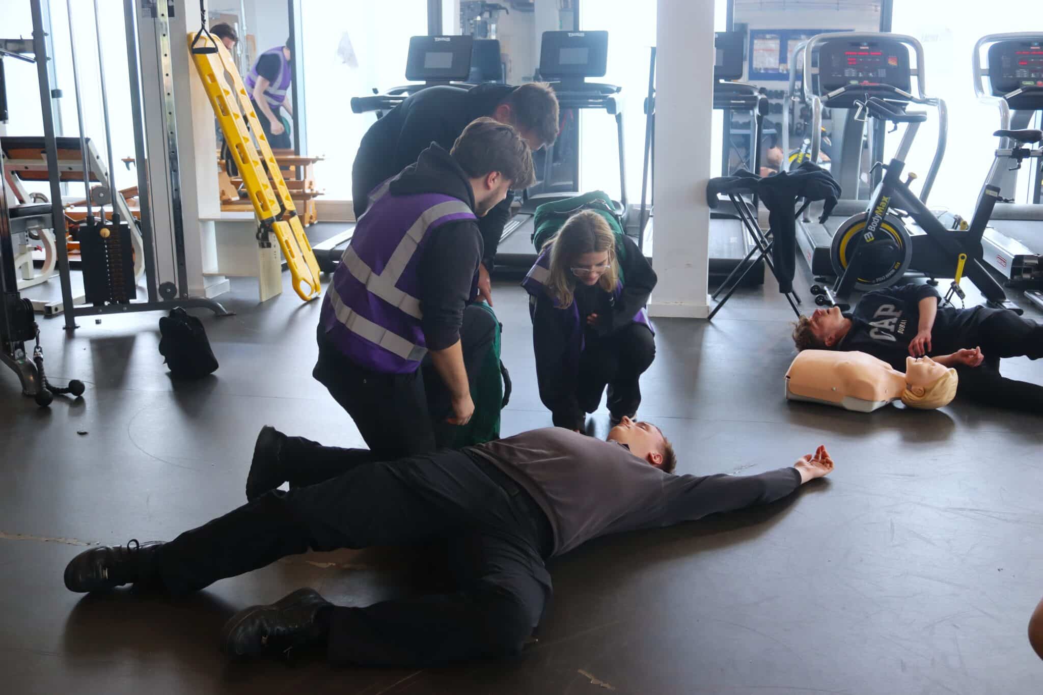 UPS students take part in mass casualty simulation