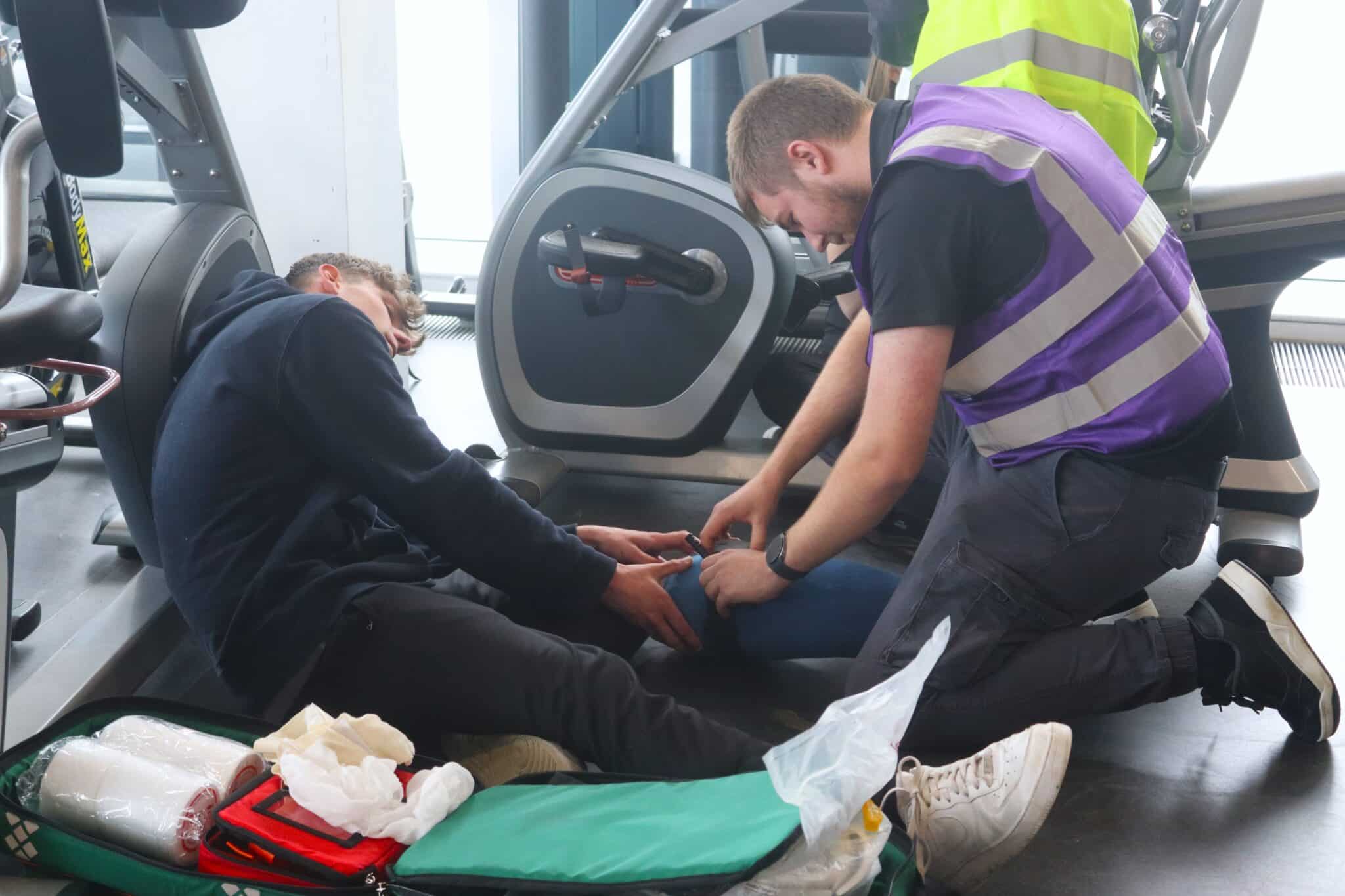UPS students take part in mass casualty simulation