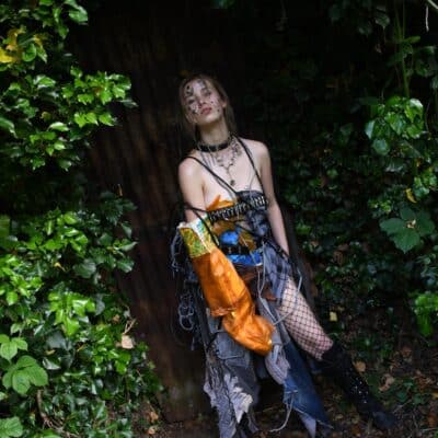 Fashion student turns food into fabric