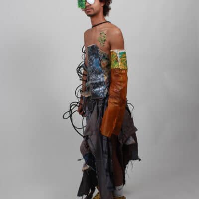 Fashion student turns food into fabric