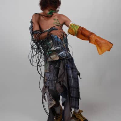Fashion student turns food into fabric