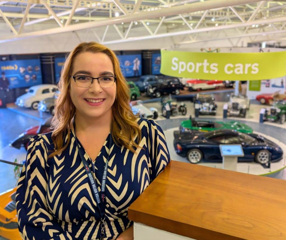 Apprentice shares politics and events career journey at the British Motor Museum