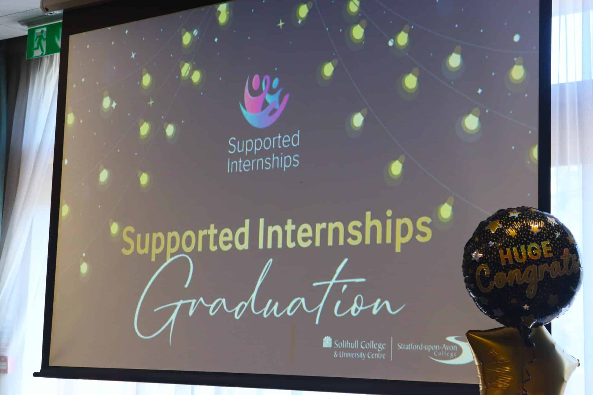 Supported Interns celebrate graduation