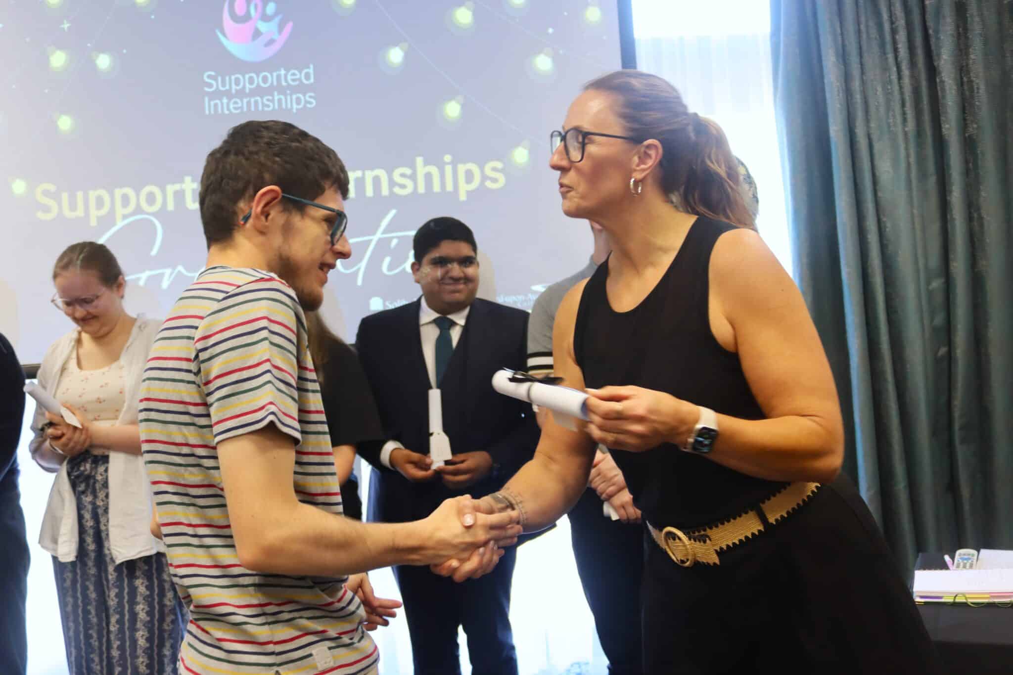 Supported Interns celebrate graduation